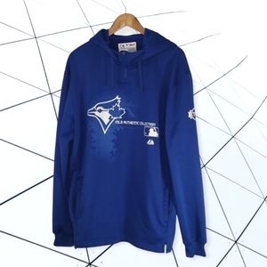 Majestic 1/4 Zip Toronto Blue Jay Hoodie